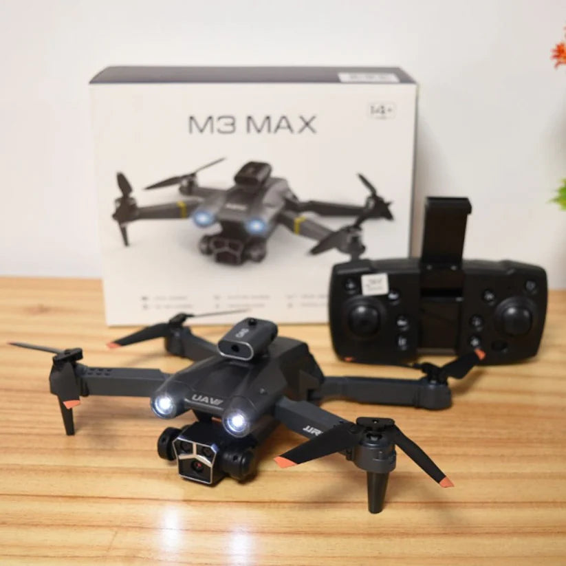 Дрон M3 Max С Двойна Камера, Избягване На Препятствия И WiFi FPV