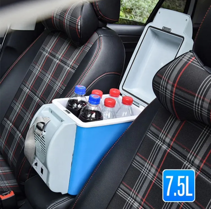 Хладилна Чанта-Кутия За Автомобил И Къмпинг 7.5L, 12V – Компактно Охлаждане И Затопляне