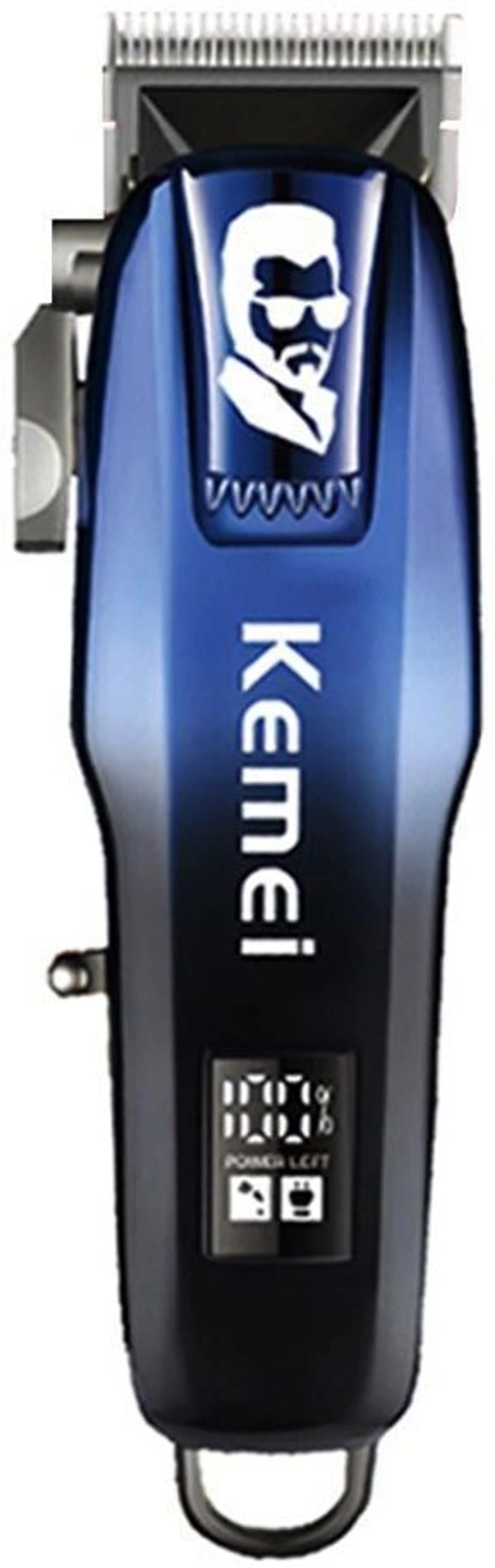 Машинка За Подстригване Kemei KM-709A С LCD Дисплей и 4 Приставки