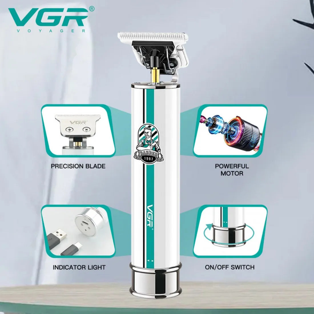 Тример за Подстригване и Оформяне VGR V-079