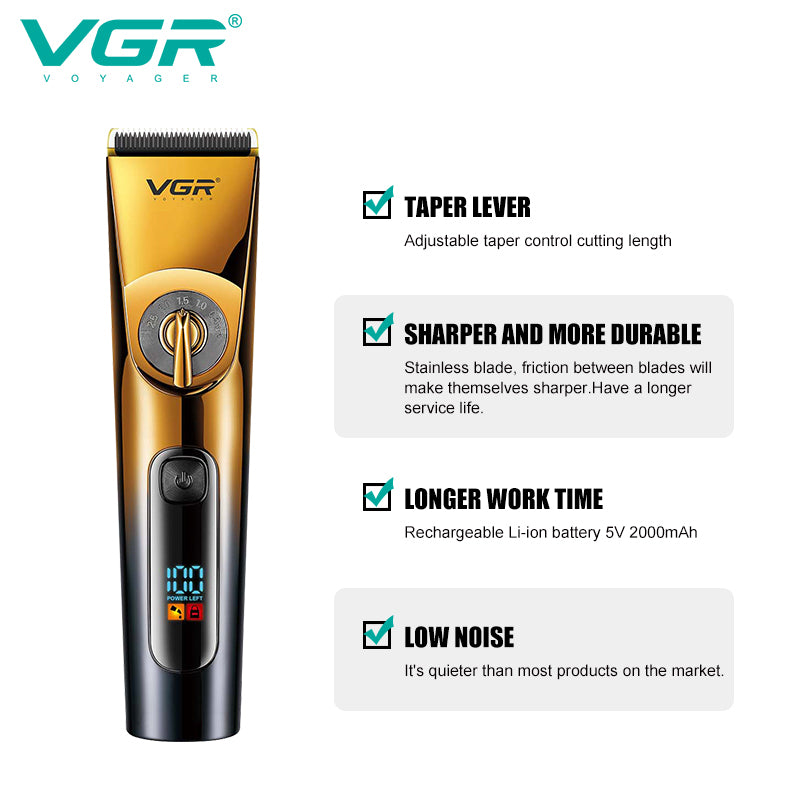 Професионална Машинка за Подстригване VGR V-663