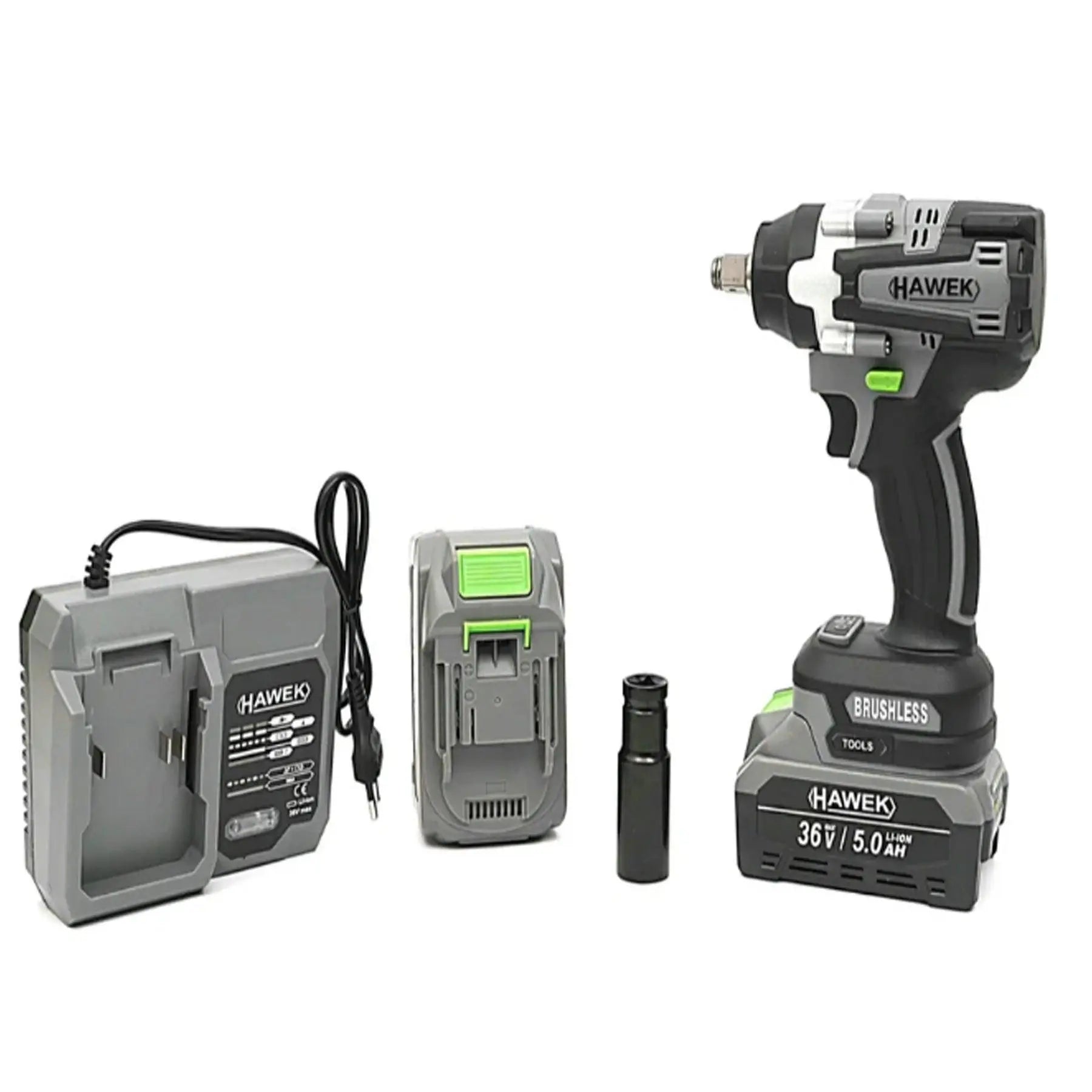 Гайковерт акумулаторен 36v , HW-3006 - Smartko.store