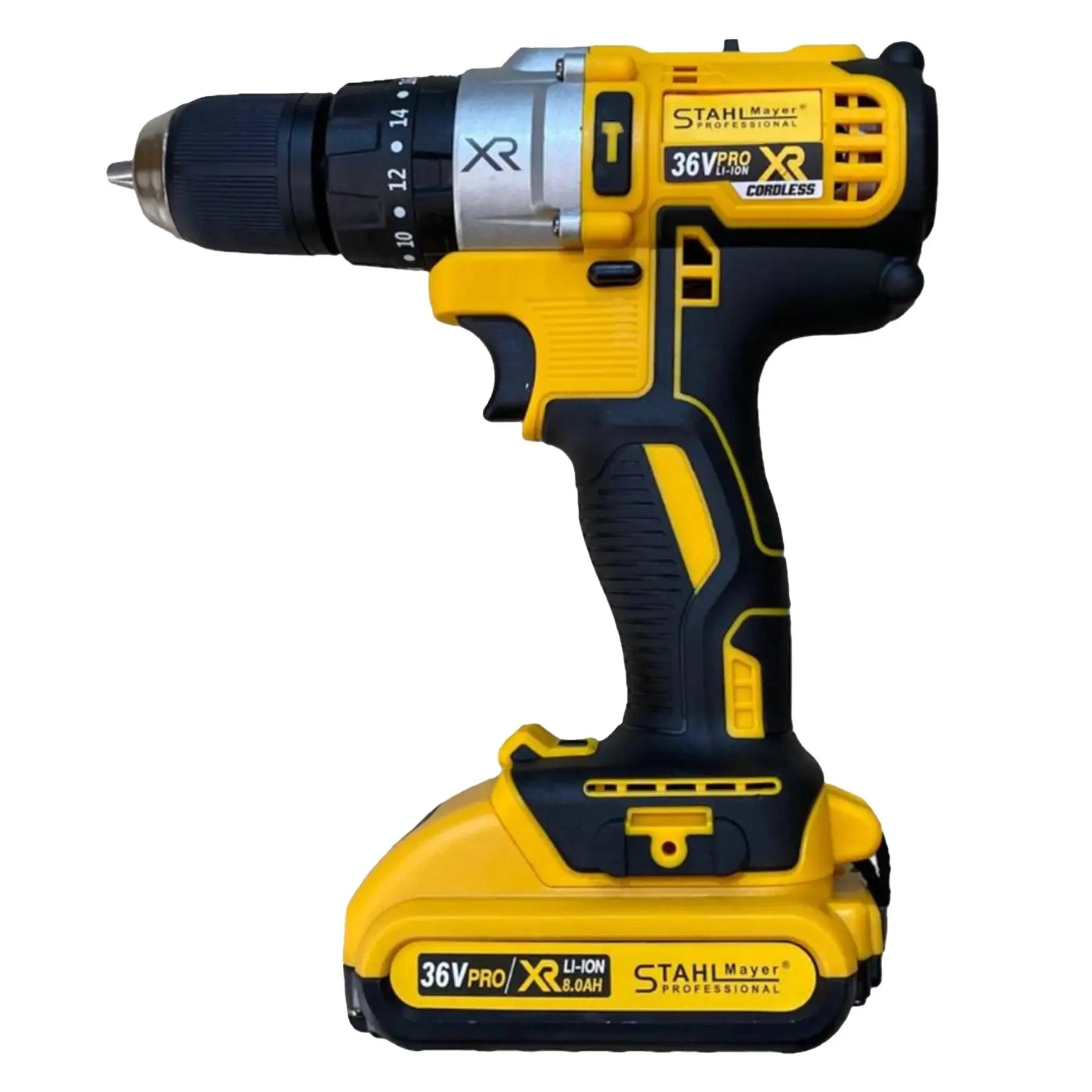 Акумулаторен Винтоверт STAHLMAYER XR 36V 8,0AH + Инструменти в Куфар - Smartko.store