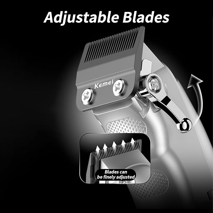 Kemei 8540 Професионален Комплект Машинка За Подстригване И Тример С LED Дисплей