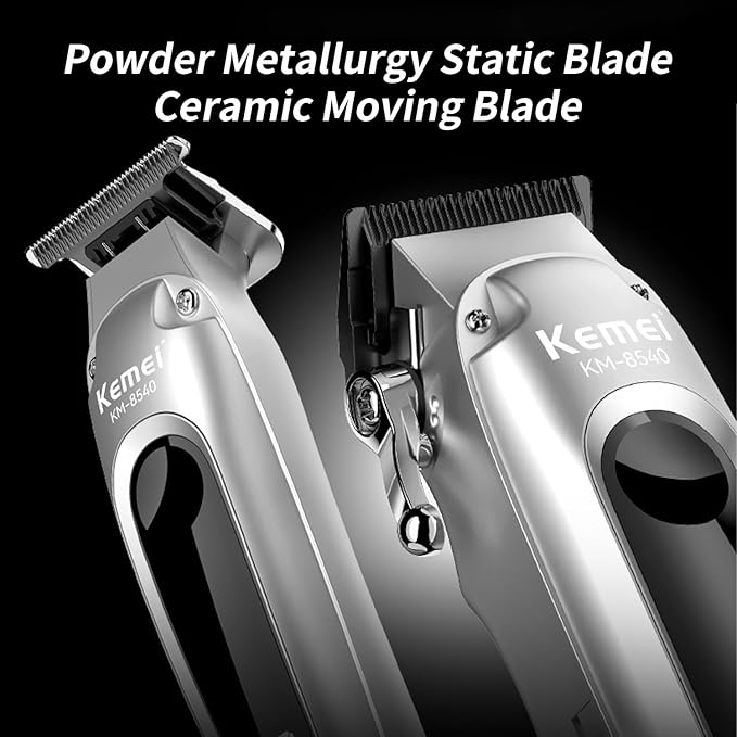 Kemei 8540 Професионален Комплект Машинка За Подстригване И Тример С LED Дисплей