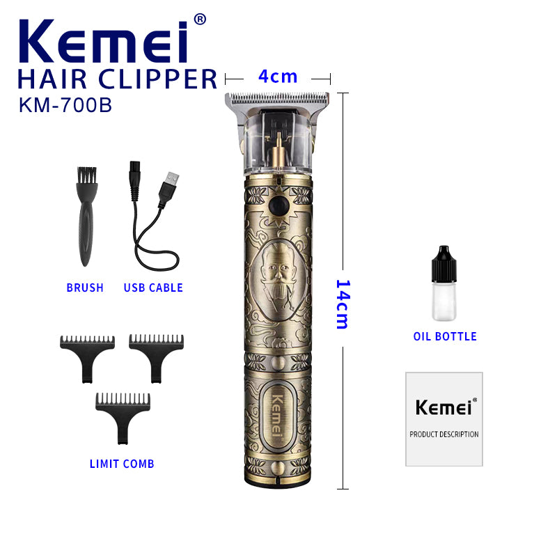 Kemei KM-700B Професионална Машинка За Подстригване С Метален Корпус