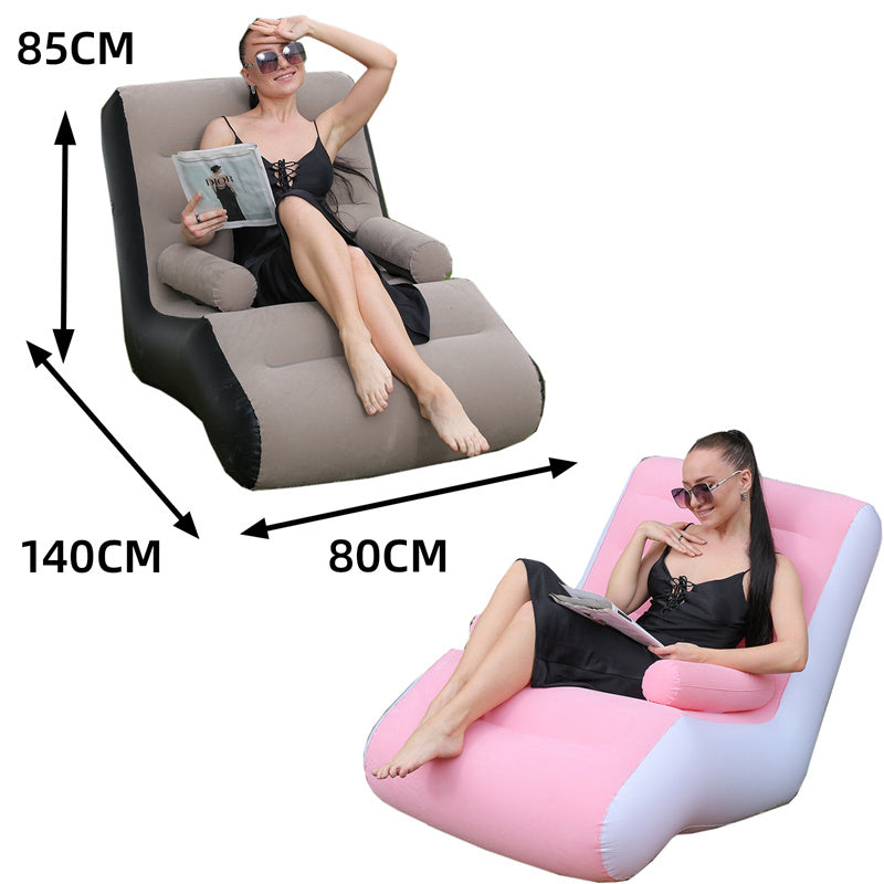 Надуваемо Кресло с Подлакътници и Електрическа Помпа – Удобство и Лукс Навсякъде