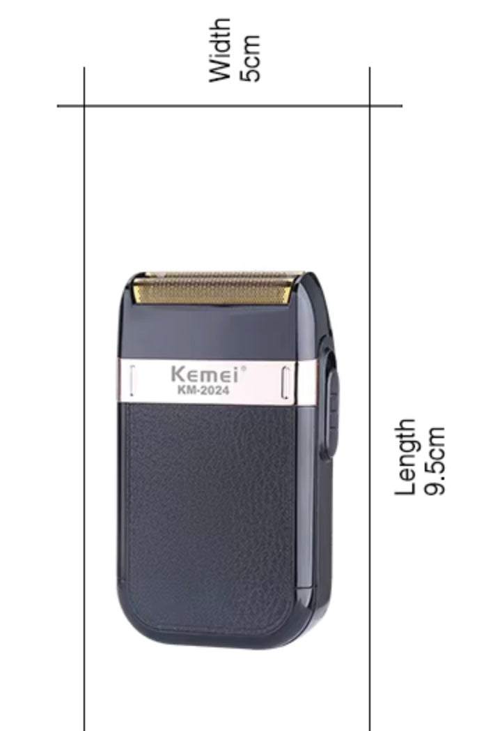 „Шейвър Kemei KM-2024 – Компактен Електрически Уред С Двойна Ножова Система“