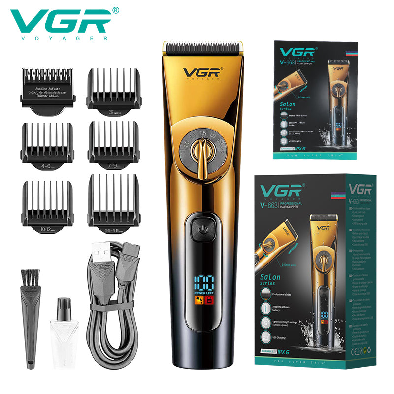 Професионална Машинка за Подстригване VGR V-663