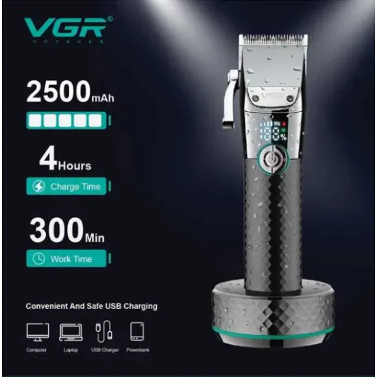 Професионален Акумулаторен Тример VGR V-682
