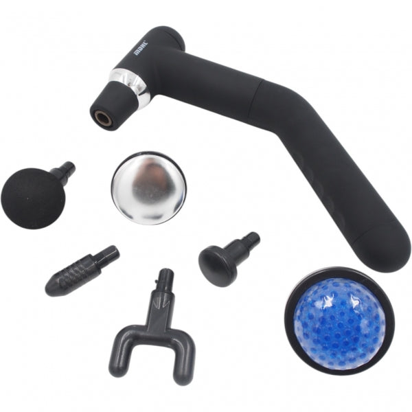 Вибромасажор С Удължител, 6 Приставки И 6 Скорости – Масажен Пистолет За Дълбок Мускулен Масаж